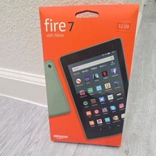 Amazon Fire 7 (9th Generation) 32GB, Wi-Fi, 7in - Sage (Brand New) picture
