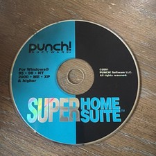 Punch Super Home Suite 2001 CD-ROM Win 95 And Up Cd Only picture
