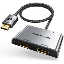 DisplayPort to Dual Display Port Adapter [4K@60Hz] DP Splitter 1 in 2 Out Ext... picture
