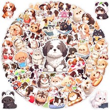 Kiddiburra100 Pcs Cute Cartoon Dog Stickers 100Pcs(Dogs), Sticker picture