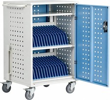 Laptop Charging Cart 16/20/32 Device Station for Chromebook Classroom Storage picture