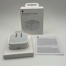 Genuine Apple 40W Dynamic Power Adapter 60W Max USB-C Charger Used OEM picture