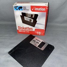 Imation 3.5” Floppy Diskettes  IBM Formatted 1.44MB 2HD Pack Of 9 picture