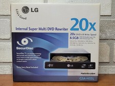 LG Super Multi DVD Rewriter Model GSA-H55L OPEN BOX COMPLETE - SEALED CONTENTS picture
