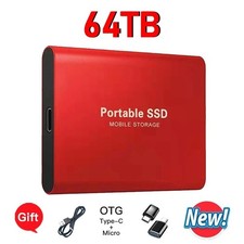 Portable SSD 4TB External Solid State Drive USB 3.2 Type-C for Laptop PC Mac picture