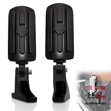 Passenger Mini Footboard, Passenger Footpegs w/Mount Black Passenger Footpegs picture