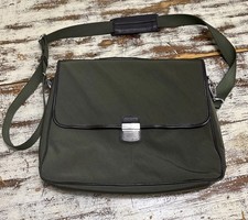 Banana Republic Messanger Computer Laptop Bag Backpack Olive Green  picture