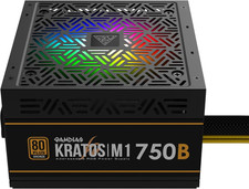RGB Gaming PC Power Supply 750W 80 plus Bronze Certified 750 Watt PSU for Comput picture