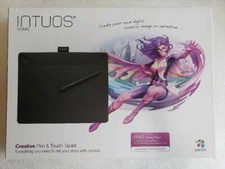 Wacom Intuos CTH-690/K1 Comic Art Pen Touch Tablet Wireless Black Tested Working picture