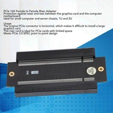 PCIe 16X Riser Adapter Female to Female PCIe 3.0 SPEC Point to Point PCI Express picture