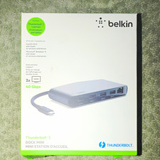 Belkin Thunderbolt 3 Dock Mini 20Gbps USB-C Dock w/ HDMI, USB, Ethernet picture
