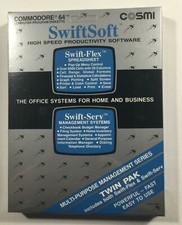 SwiftSoft / Swift-Flex / Swift-Serv / Commodore 64/128 Factory Sealed NIB New picture