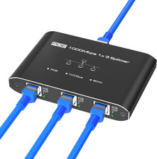 Poe Splitter 1 in 3 Out Gigabit Switch IEEE 802.3At/Af 30W Power over Hub picture