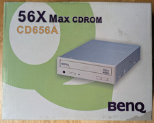 BENQ 656A 56X Max Internal CD Rom Drive (AUX, Volume Control, Beige) New In Box picture