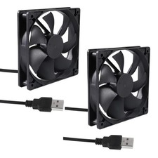 UMLIFE 2PACK 120mm 5V USB Computer PC Fan, 120mm Fan 5V USB Brushless 12025 120x picture