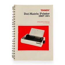 Tandy Dot Matrix Printer DMP 130A Operation Manual VTG 1986 Cat No. 26-1280A picture