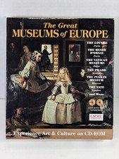 The Great Museums of Europe 2 Disc PC CD-ROM (NEW OLD STOCK, RARE SEALED IN BOX) picture