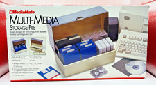 MediaMate Multi Media Storage File Floppy/ Diskettes/ CDs Open Box Read picture