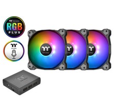 Thermaltake CL-F064-PL14SW-A Pure Plus 14 LED RGB Radiator Fan TT Premium, 3Pack picture