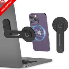CloudValley Adjustable Laptop Stand, Magnetic Phone 180° Adjustable, Black picture