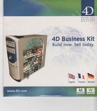ITHistory SOFTWARE APPLE/ IBM  (2002) 4D BUSINESS KIT Demo Sealed  CD OF picture