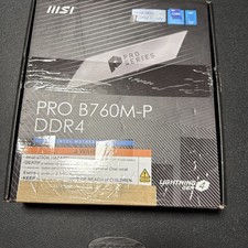 MSI Pro PRO B760M-P DDR4 Gaming Desktop Motherboard - Intel B760 Chipset - picture