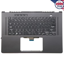 For ASUS ROG Zephyrus GA503Q GA503R GU603H Palmrest RGB Backlit Keyboard Gray US picture