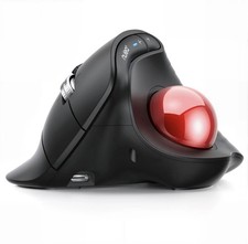 Nulea M514 Vertical Trackball Mouse, Ergonomic Wireless Thumb-Control Mouse picture