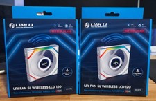 Lian Li UNI FAN SL Wireless LCD 120 Reverse Blade White (2 Fans) ARGB picture