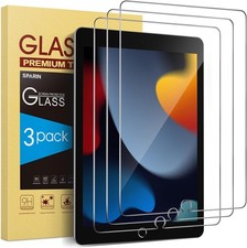 3 Pack Tempered Glass For 10.2 iPad 7/8th Gen Screen Protector Full Body 9H HD picture