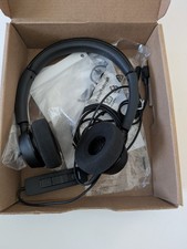 Dell Pro Stereo WH3022 Wired USB Headset - Black NIB picture
