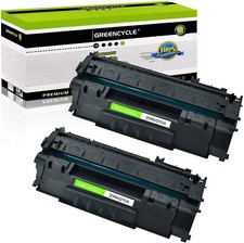2 Pack Q7553A 53A Toner Cartridge Compatible For HP LaserJet P2015d M2727nfs MFP picture