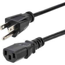StarTech 6 ft Standard Computer Power Cord - NEMA5-15P to C13 - Power cable - 10 picture