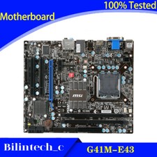 FOR MSI G41M-E43 Motherboard Supports LGA775 VGA+DVI+ 8G DDR3 G41 Intel picture
