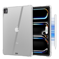 Clear TPU Shockproof Bumper Slim Back Case Cover For Apple iPad Pro M4 11