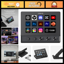 Creative Macro Keyboard Deck, 14 LCD Keys, 3 Encoder Knobs, 8-in-1 Hub, 4K HDMI, picture