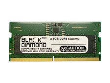 Black Diamond 8GB DDR5 5200 SODIMM Memory 262-Pin (1Rx8)  BD8G5200MCN28 picture