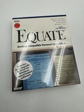 Vintage Equate Desktop Compatible Personal Spreadsheet For Macintosh Demo picture