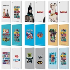 OFFICIAL DC LEAGUE OF SUPER PETS GRAPHICS LEATHER BOOK CASE FOR AMAZON FIRE picture