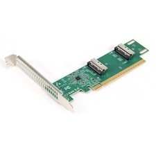 CY Adapter PCI-E 5.0 PCI-Express 16x to SFF-TA-1016 Dual MCIO 8i Mini Cool... picture