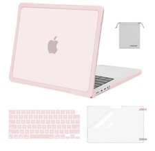 MOSISO Compatible with MacBook Pro 14 inch Case Pink picture