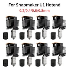 For Snapmaker U1 Hotend Kit Detachable Hardened Steel Nozzle 0.2/0.4/0.6/0.8mm picture