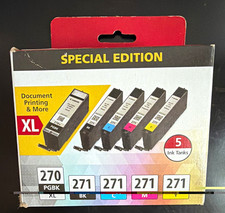 Canon PGI-270XL/CLI-271 Genuine Ink Cartridge Set 5-Pack CMYK for MG5720 picture