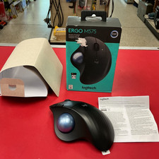 Logitech Ergo M575 Wireless Trackball Mouse Bluetooth and USB 910-005869 *NIB* picture
