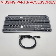 Logitech MX Keys Mini Wireless Illuminated Keyboard, Compact, Graphite *READ* picture