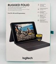 Logitech Rugged Folio Keyboard Case for Apple iPad 7th 8th & 9th Gen - Graphite picture