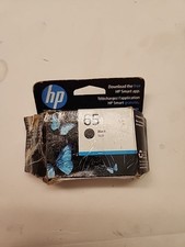 New Open Box Original HP 65 Black Ink Cartridge January 2024 In Original Box picture