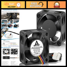 2Pcs 40mm Brushless DC Cooling Fan 12V PWM Dual Ball Bearing for 3D Printer, Ser picture