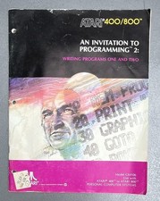 Atari 400/800 User Manual An Invitation to Programming 2 CXL4106 picture