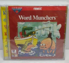 Word Munchers (PC CD ROM, 1995) RARE HTF Number Munchers Sequel Mecc Game NEW picture